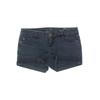 Tom Tailor Damen Shorts, Gr. 25, blau, Elasthan, Baumwolle