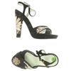 Desigual Damen Sandale, Gr. 40, blau, kein Etikett