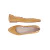 Zign Damen Ballerinas, Gr. 38, orange, Leder