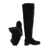 Jeffrey Campbell Damen Stiefel, Gr. 38, schwarz, Leder