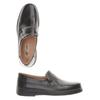 Hush Puppies Herren Halbschuh, Gr. 46, schwarz, Leder