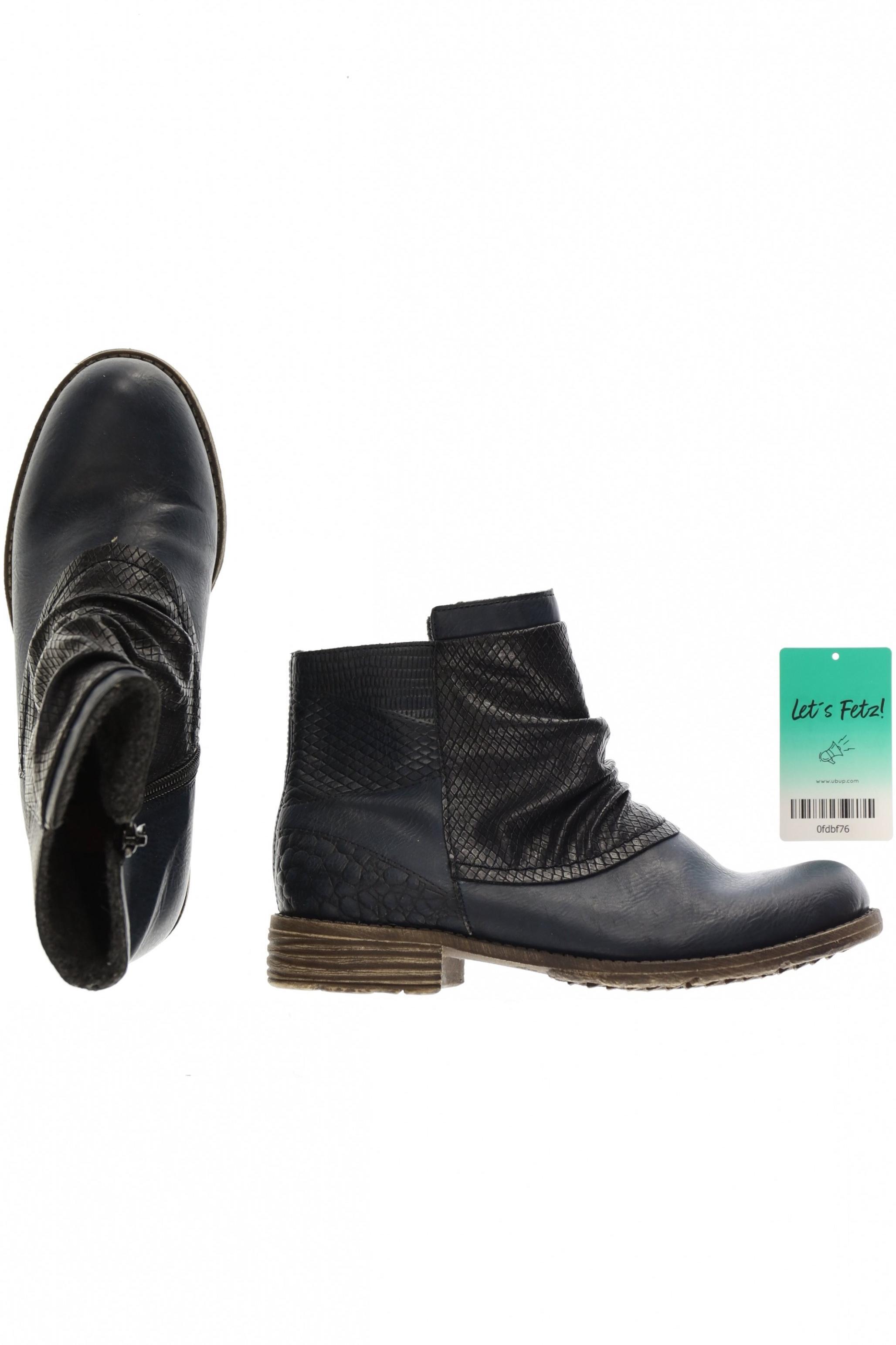 Rieker Damen Stiefelette, Gr. 37, blau, kein Etikett Image