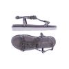 Salamander Damen Sandale, Gr. 39, grau, kein Etikett