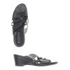 Mephisto Damen Sandale, Gr. 41, schwarz, Leder