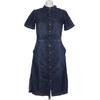Eddie Bauer Damen Kleid, Gr. 38, blau, Baumwolle