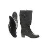 Tom Tailor Damen Stiefel, Gr. 42, schwarz, Kunstleder