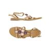 Janet & Janet Damen Sandale, Gr. 41, beige, kein Etikett