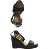 Tommy Hilfiger Damen Sandale, Gr. 36, schwarz, kein Etikett
