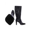 Zinda Damen Stiefel, Gr. 39, marineblau, Leder