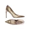 Sam Edelman Damen Pumps, Gr. 6.5, gold, Leder