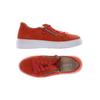 Gabor Damen Sneakers, Gr. 4.5, orange, Leder