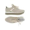 Bugatti Damen Sneakers, Gr. 36, beige, Kunstleder