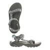 Teva Herren Sandale, Gr. 42, grau, Kunstleder