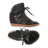 DC Shoes Damen Stiefelette, Gr. 41, schwarz, Leder, Lackleder, Wildleder