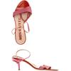 Miss Sixty Damen Sandale, Gr. 37, rot, Leder