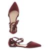Forever 21 Damen Ballerinas, Gr. 39, rot, kein Etikett