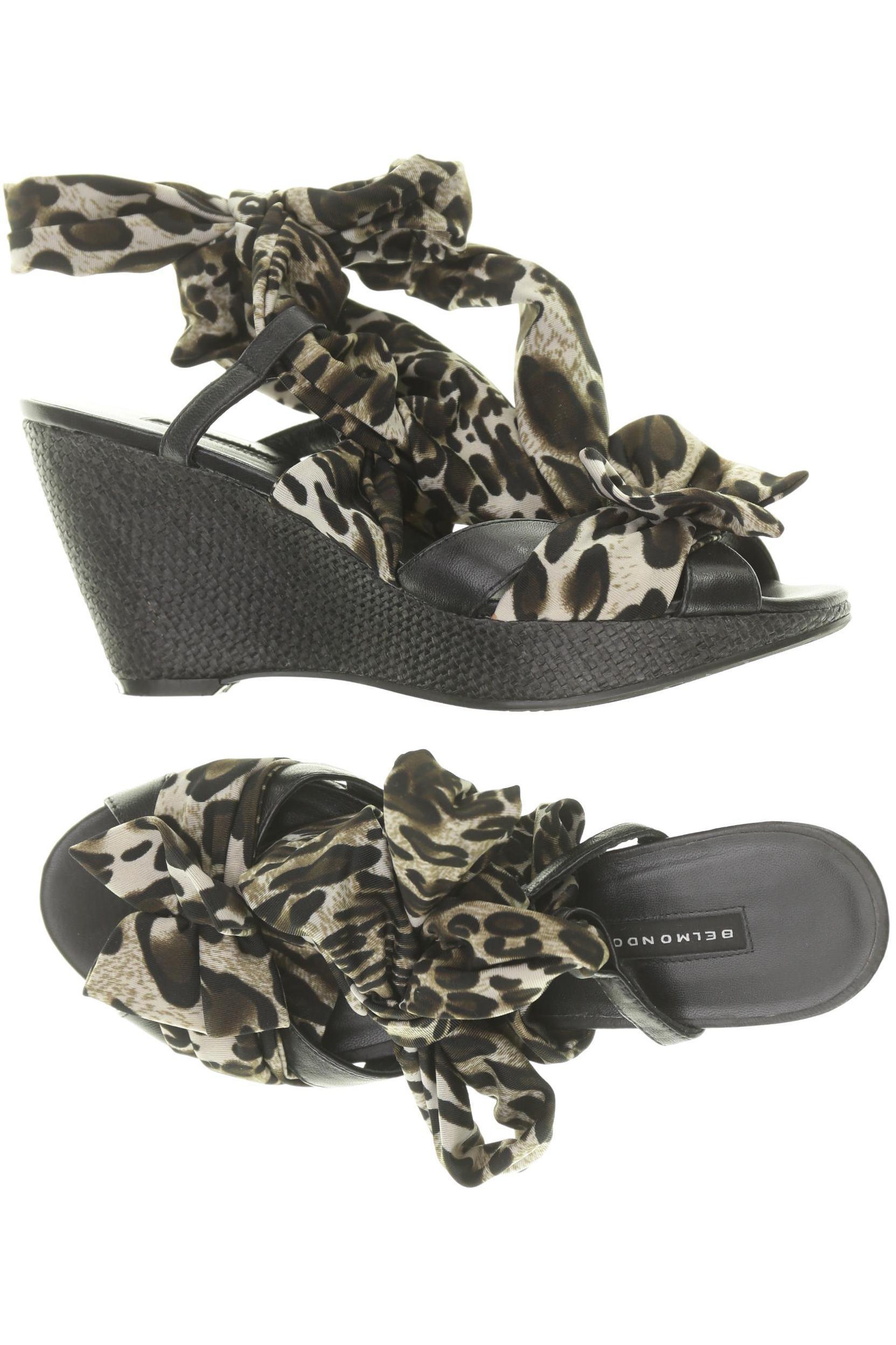 Belmondo Damen Sandale, Gr. 38, schwarz, kein Etikett Image