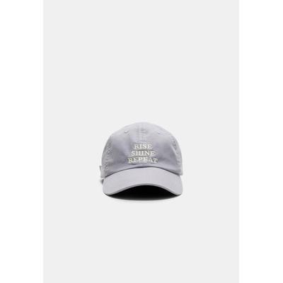Stradivarius Embroidered slogan cap Mauve OS