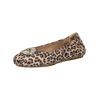 Ballerina PETER KAISER "Peter Kaiser Ballerinas Leder", Damen, Gr. 40, braun (leopard), Leder, casual, Schuhe