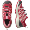 Outdoorschuh SALOMON "XA PRO V8 J", Gr. 32, rouge rot, almond milk, flamingo pink, Synthetik, Textil, sportlich, Schuhe