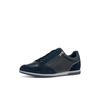Sneaker GEOX "U RENAN", Herren, Gr. 45, blau (navy), Glattleder, Textil, Synthetik, casual, Schuhe, Schnürschuh, Freizeitschuh mit Geox Spezial Membrane