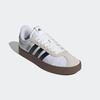 Sneaker ADIDAS SPORTSWEAR "VL COURT 3.0", Gr. 38, schwarz-weiß (cloud weiß, core schwarz, grau one), Textil, Leder, sportlich, Schuhe, Design auf den Spuren des adidas Samba
