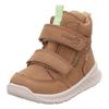 Winterboots SUPERFIT "BREEZE WMS: mittel", Kinder, Gr. 22, braun (hellbraun), Nubukleder, unifarben, sportlich, Schuhe, Babyschuh, Klettschuh mit GORE-Tex, Größenschablone zum Download