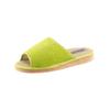 Pantoffel CLASSIC, Damen, Gr. 42, grün (pistazie), Textil, Schuhe Damenschuh Hausschuh Pantoffeln