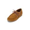Bootsschuh MARC O'POLO "aus langhaarigem Veloursleder", Damen, Gr. 40, braun (caramel), Obermaterial: 100% Leder (Rind), unifarben, Schuhe