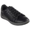 Sneaker SKECHERS "CAVELL", Herren, Gr. 48,5, schwarz, Lederimitat, casual, Schuhe, Freizeitschuh, Slipper, Schnürschuh mit Air-Cooled Memory Foam