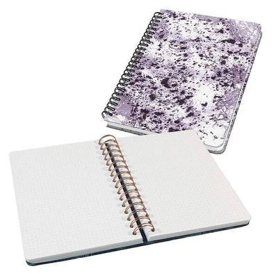 Sigel Notizbuch »mit Spirale Jolie®« Punktraster A5 120 Seiten violett/schwarz/weiß Image
