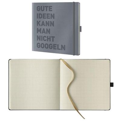 Lediberg Notizbuch »gute Ideen« kariert Sonderformat 240 Seiten Image