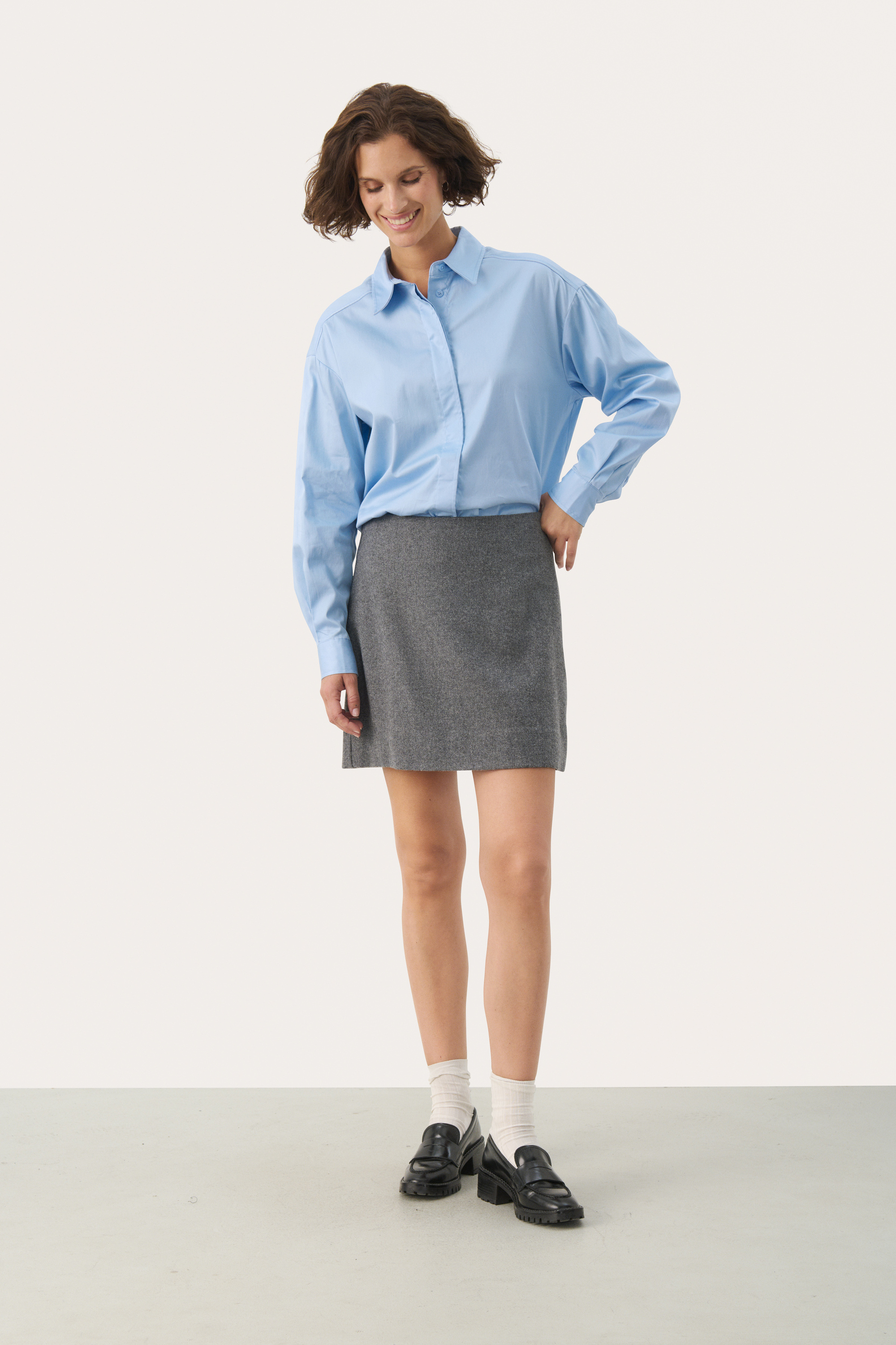 Rock Feminine Form Gray Flannel Melange grey Image