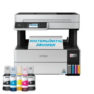 Epson Tintenstrahl-Multifunktionsdrucker »EcoTank ET-5185« grau, 37.5x34.6x34.7 cm
