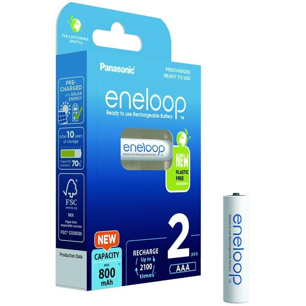 eneloop 2x Akkus Micro AAA 800 mAh Image