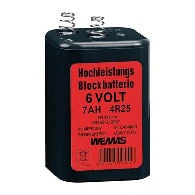 Blockbatterie 6 V 4R25 passend für Baustellenleuchten und Handscheinwerfer Image