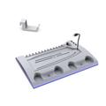 Tlily - Supporto di ricarica con ventola di raffreddamento per console sottile (bianco)