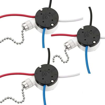 3 Pack 3 Geschwindigkeiten 4 Draht Zugkettenschalter für Deckenventilator - Ulisem Image