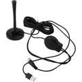 Tlily - Antenna tv digitale hd per interni con amplificatore, ricezione a lungo raggio di 150