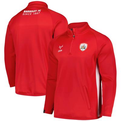 Barnsley Oxen 1/4 Reißverschluss Trainingsoberteil - Rot - Kinder Image