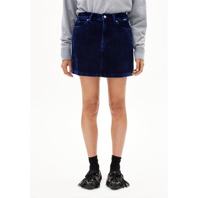 AACUMERI INDIGO CORD | Cordrock aus Bio-Baumwolle - blau (S) Image