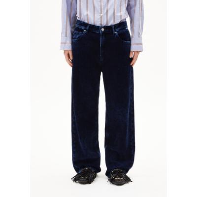 HAAYI INDIGO CORD - Frauen Baggy Fit Webhosen - blau (Größe: 33/30) Image