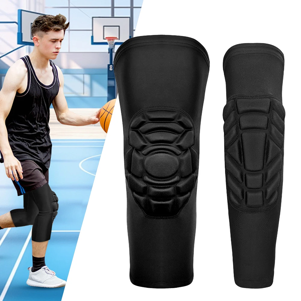 1PCS Sport Waben Kompression Knie Pad Ellenbogen Pads Guards Schutz Getriebe für Basketball, Baseball, Fußball, Volleyball Image