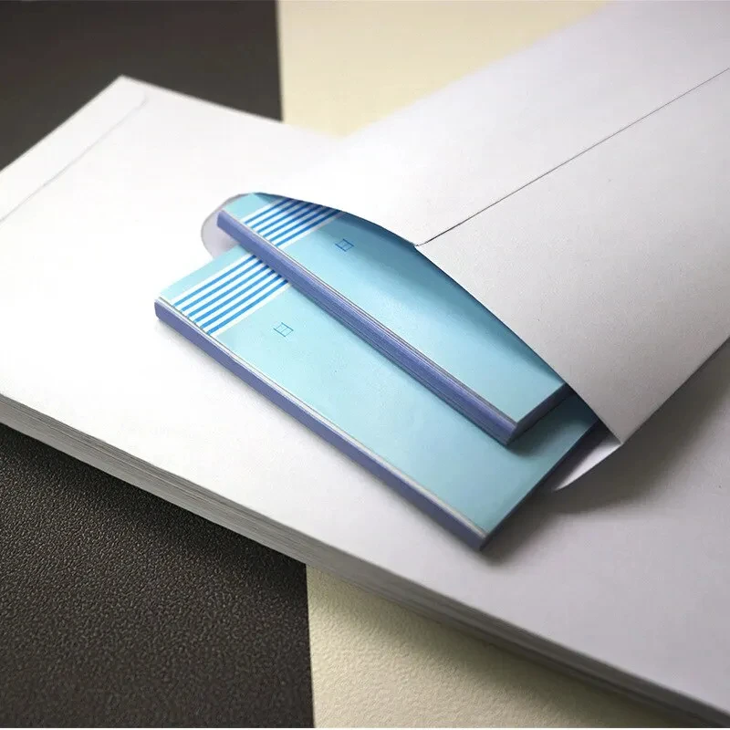 70 Stück klassische Papier umschläge weiß Offset papier leer zweiseitig versetzte Papier fenster umschläge Hochzeits einladung Geschenk umschlag