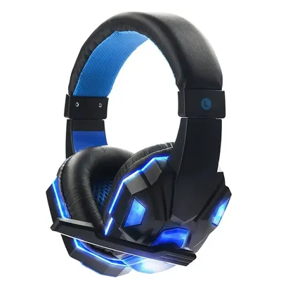 Gaming Kopfhörer 3,5mm Wired PC Bass Stereo Gamer Headset Telefon Laptops Kopfhörer Helm Mit Mikrofon Für PS4 Xbox One schalter Image