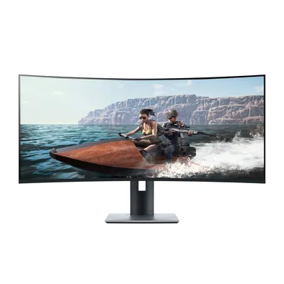 Ultra-wide 38-inch curved 4k gaming monitor 21:9 with adjustable stand
