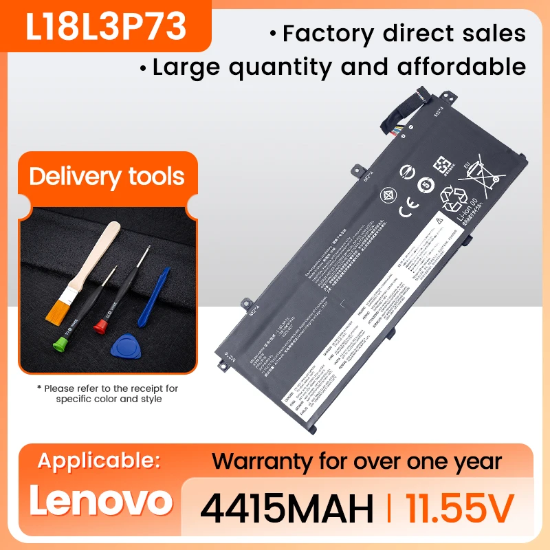 L18M3P73 L18L3P73 Laptop Batterie Für Lenovo ThinkPad T490 T495 P43S 02DL007 L18C3P72 L18M3P74 SB10T83122