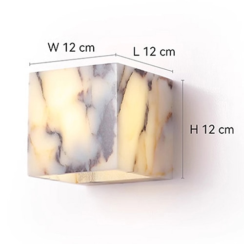 LED-Wandleuchten Stein Wandleuchten Wandleuchten Schlafzimmer Geschäfte Cafés Wandleuchte 110-240V Image