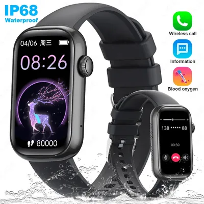 2025, neue Männer und Frauen, Bluetooth-Anruf, Musik, leichte Smartwatch, wasserdicht, Herzfrequenz, Gesundheit, Sport, Fitness, Smart-Armbanduhr