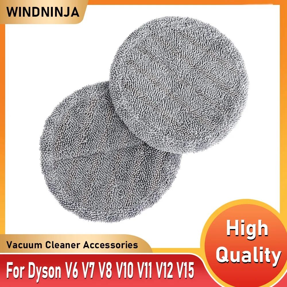 Mopp Tuch Für Dyson V6 V7 V8 V10 V11 V12 V15 Staubsauger Nass Trocken Elektrische Mopp Kopf Pinsel Wischen pad Ersatz Reiniger Teil Image